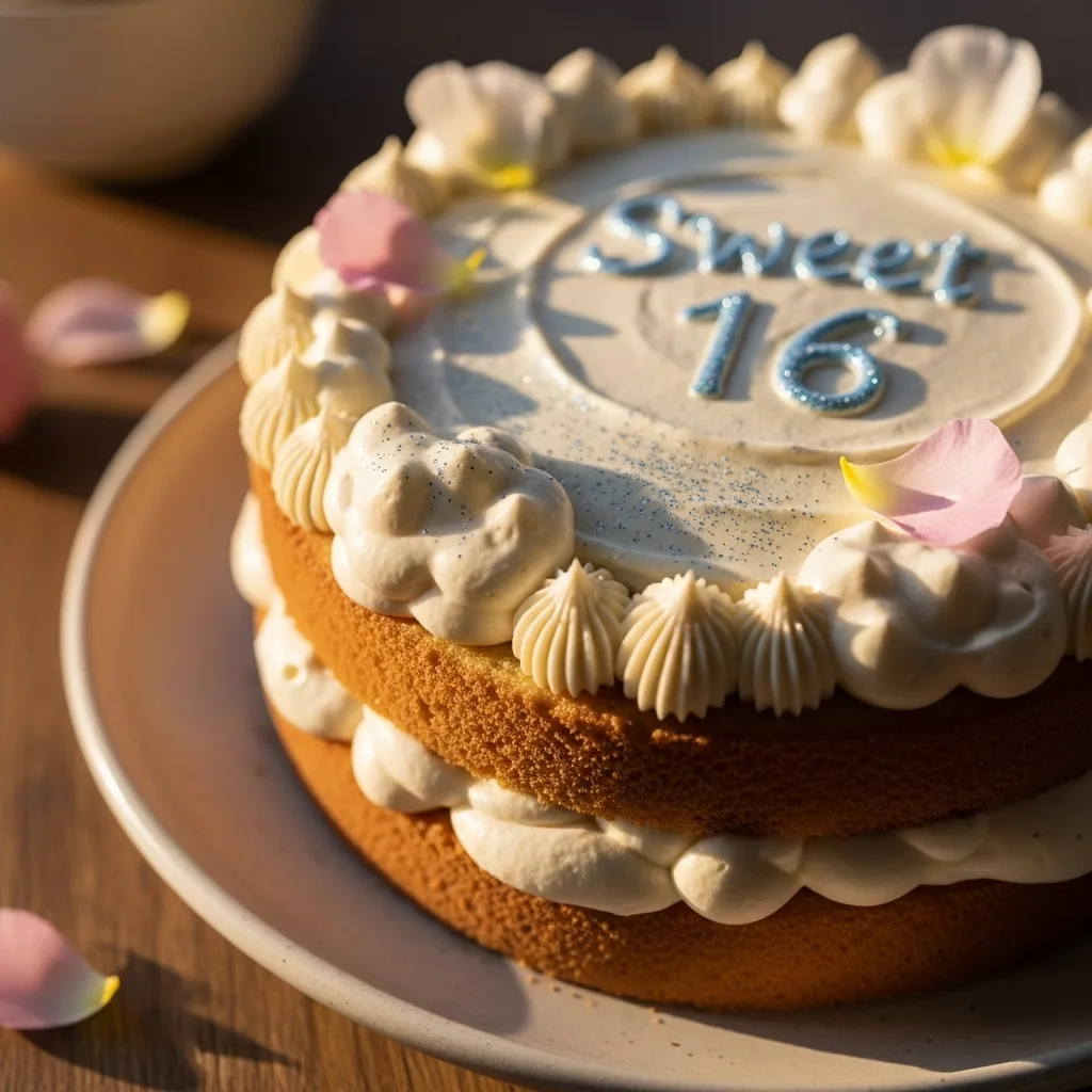 Sweet 16 Birthday Cake