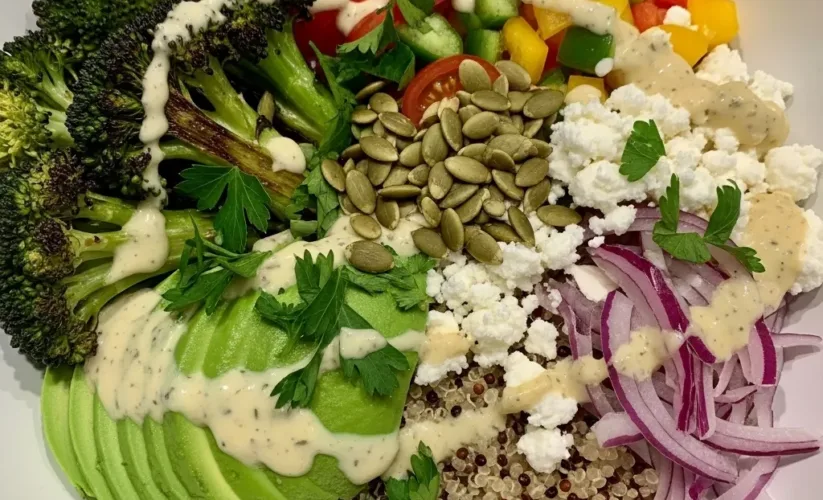 gluten free quinoa bowl