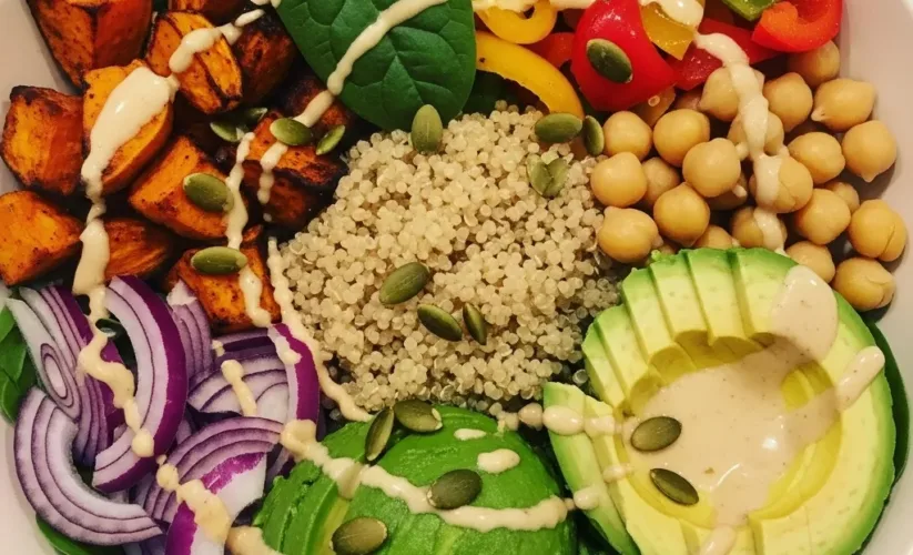 gluten free quinoa bowl