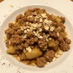 recipe for healthy apple crumble