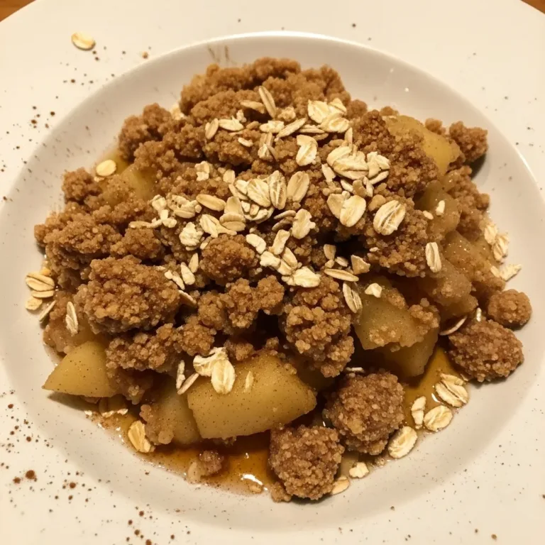 recipe for healthy apple crumble