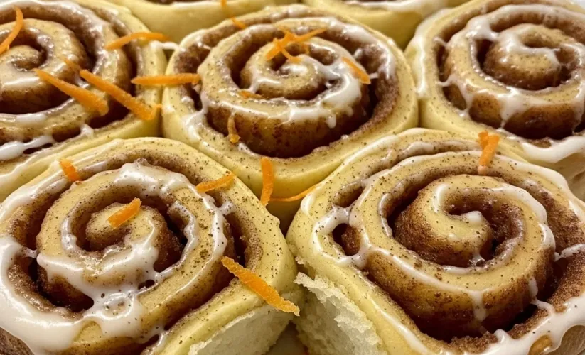 carrot cake cinnamon rolls