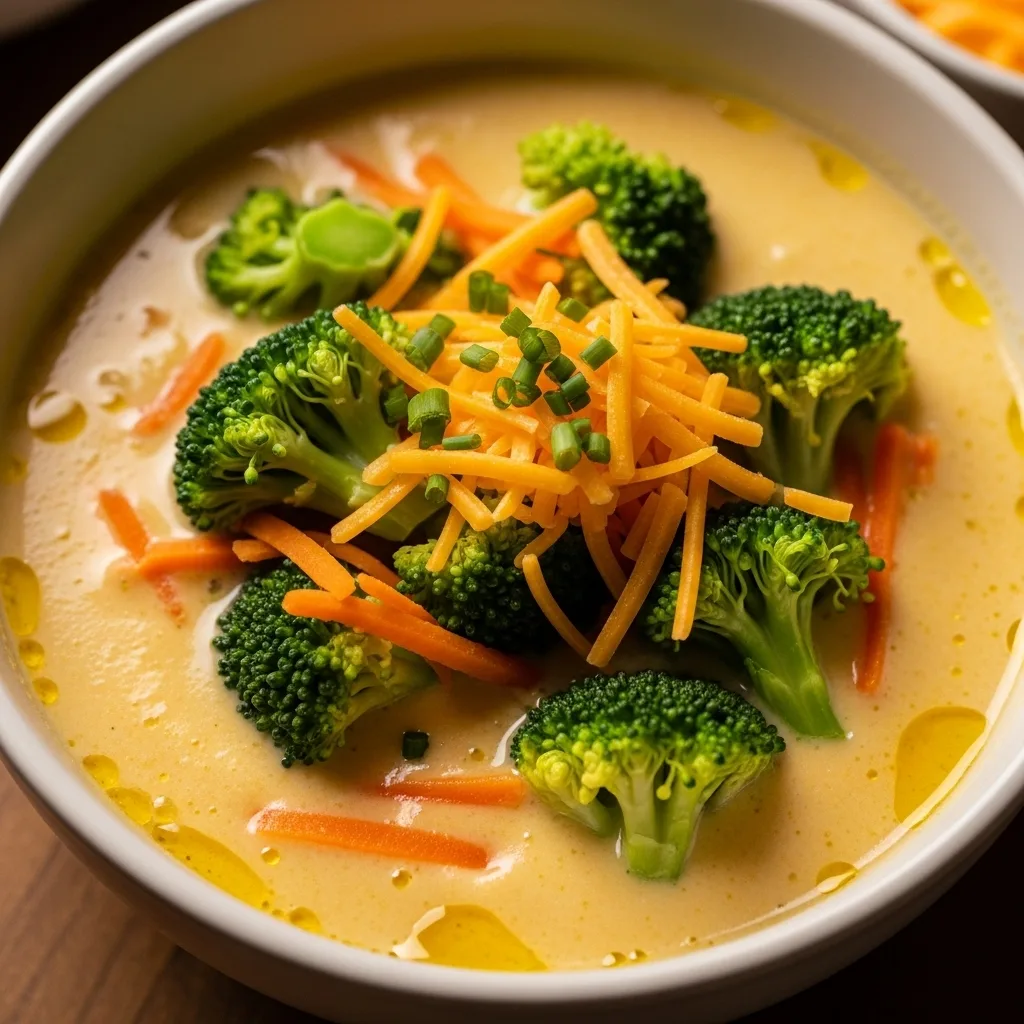 Gluten free broccoli cheddar soup