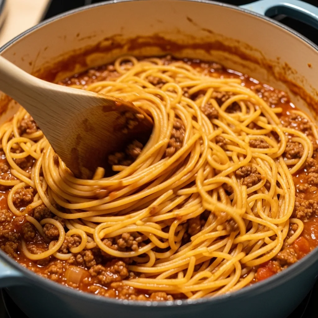 One Pot Spaghetti Recipe