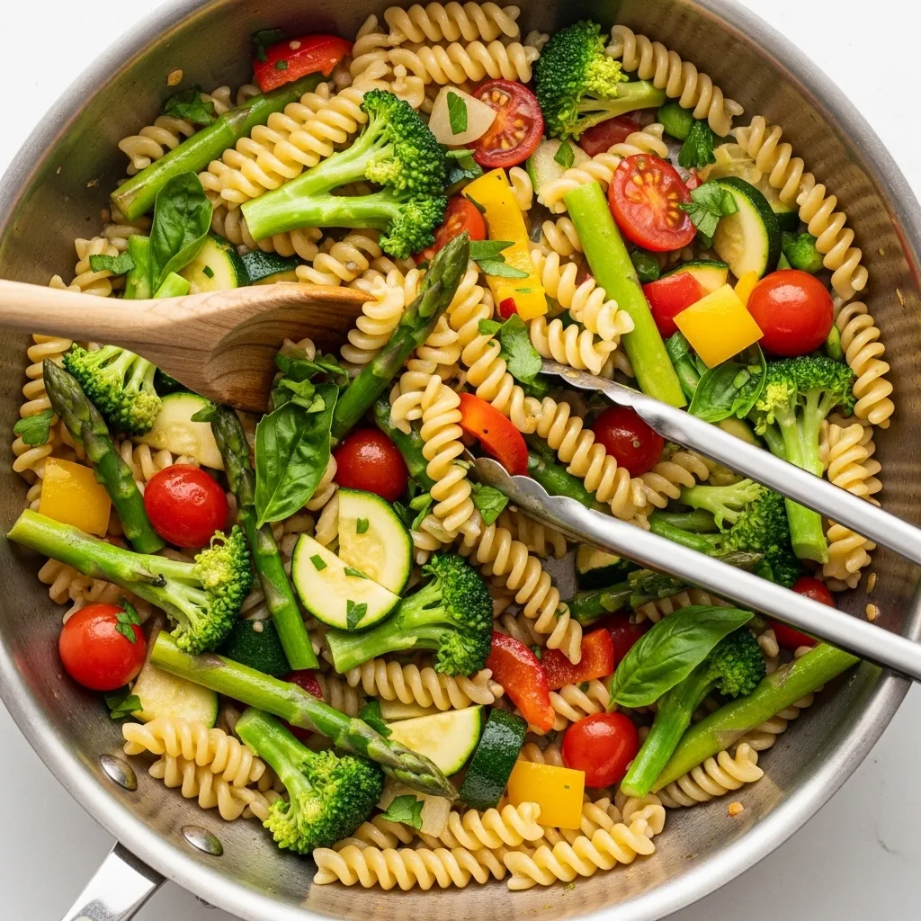 gluten free pasta primavera
