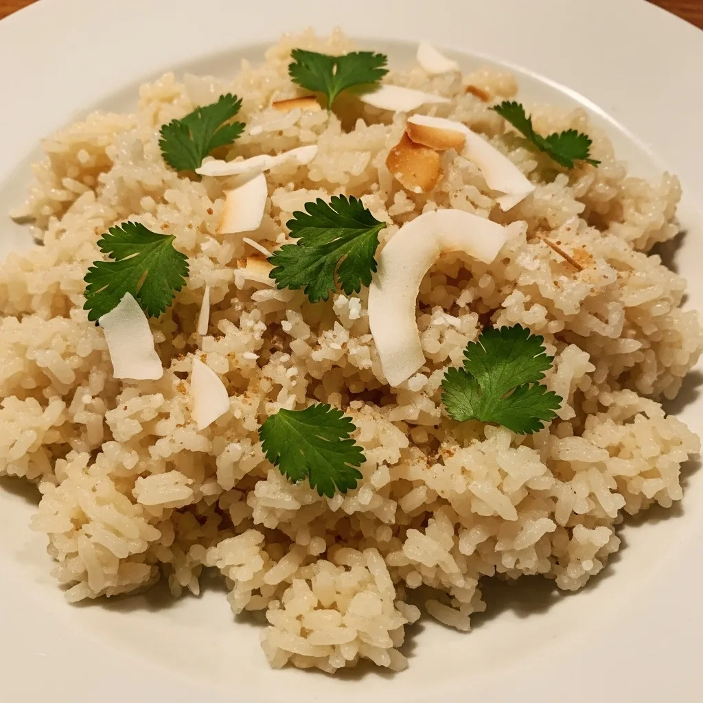 easy coconut rice recipe