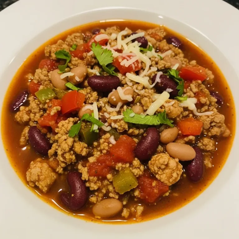 Award Winning Turkey Chili
