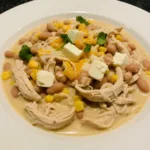 Crockpot Creamy White Chicken Chili