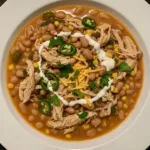 Crockpot White Bean Chicken Chili