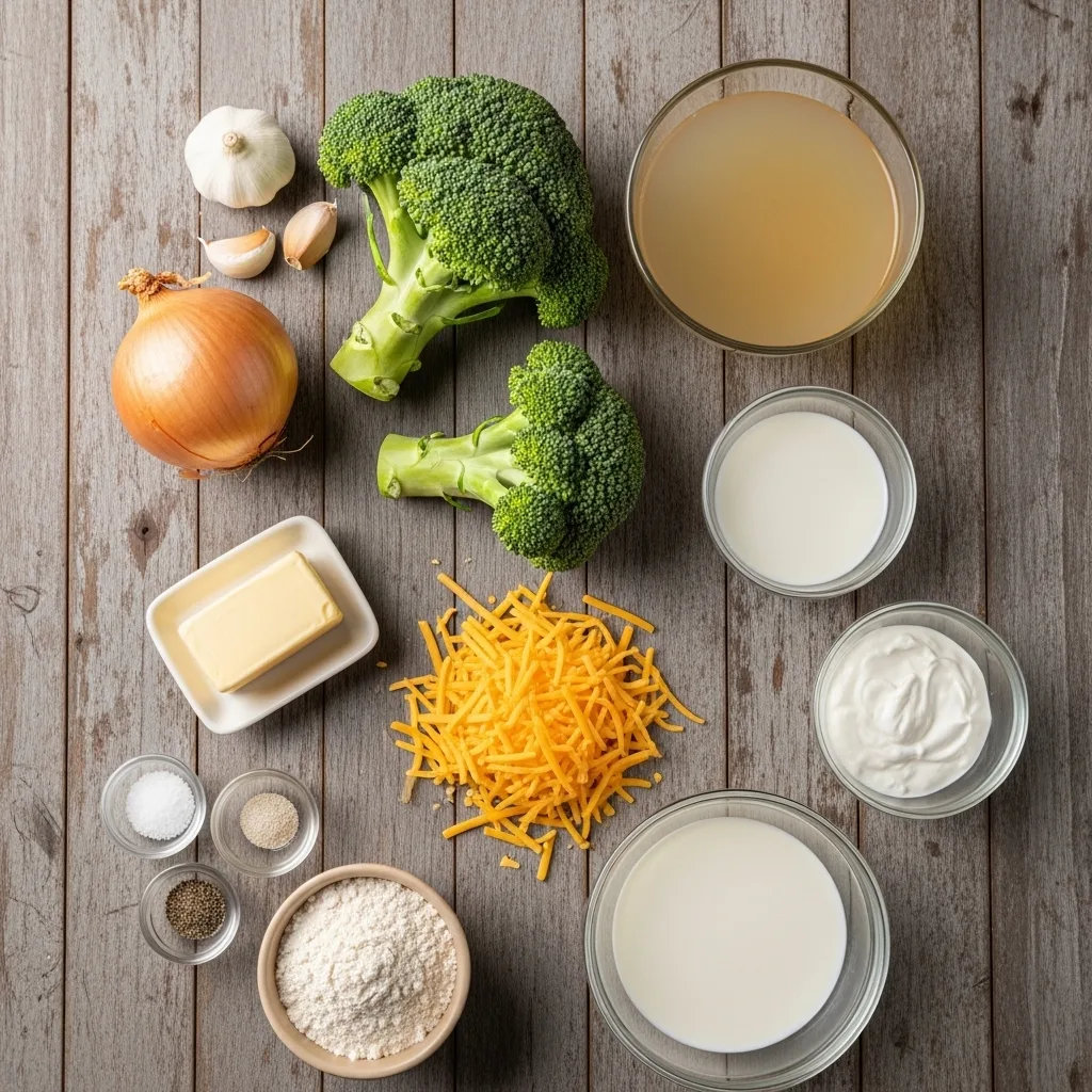 Creamy Broccoli Cheddar Soup