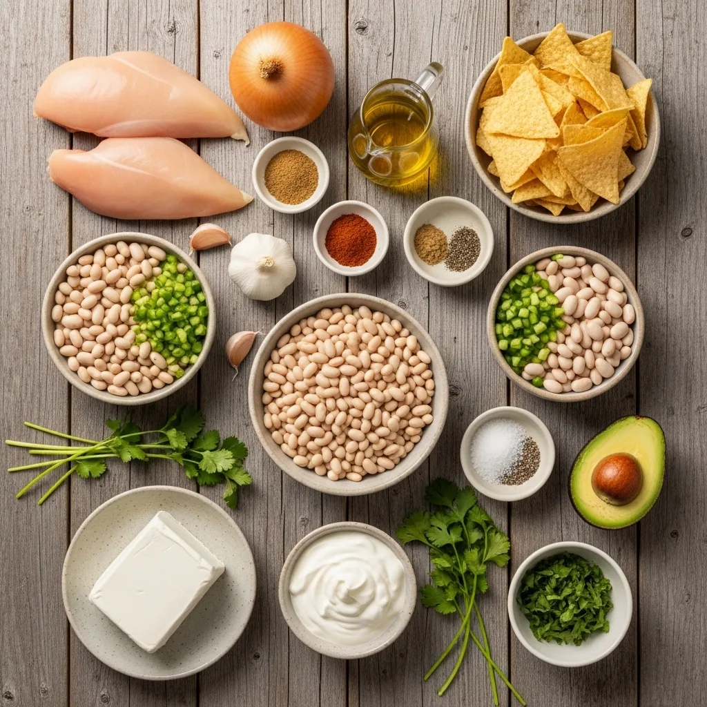 Creamy White Chicken Chili with Sour Cream 8 Creamy White Chicken Chili with Sour Cream