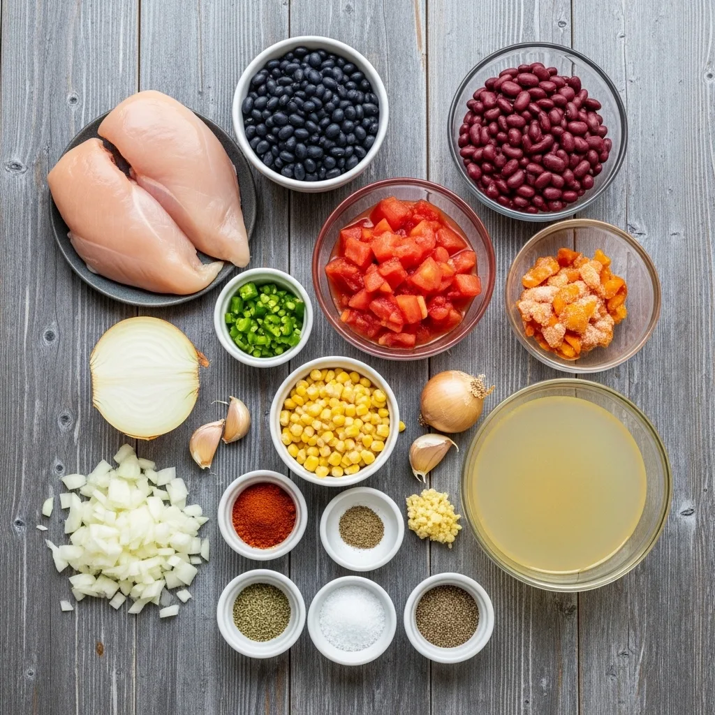 Classic Crockpot Chicken Chili