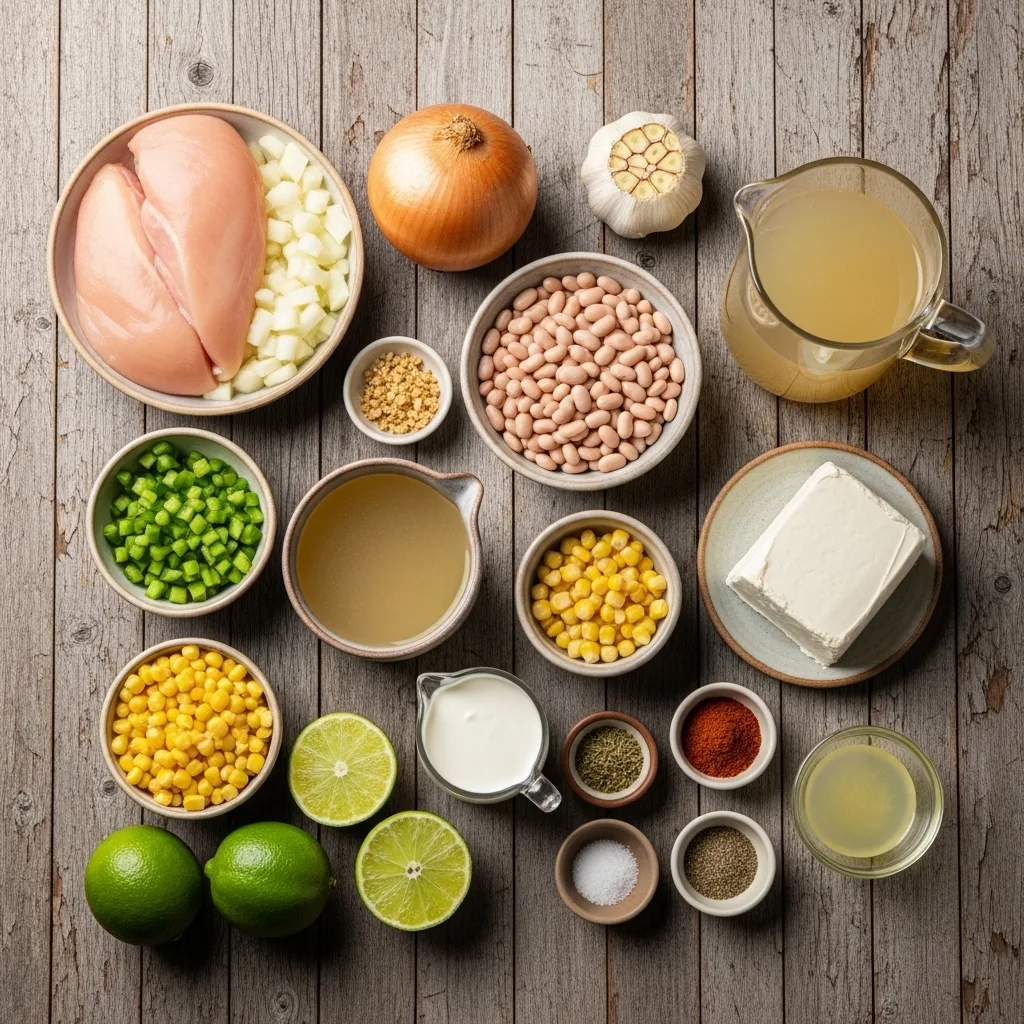 Crockpot Creamy White Chicken Chili