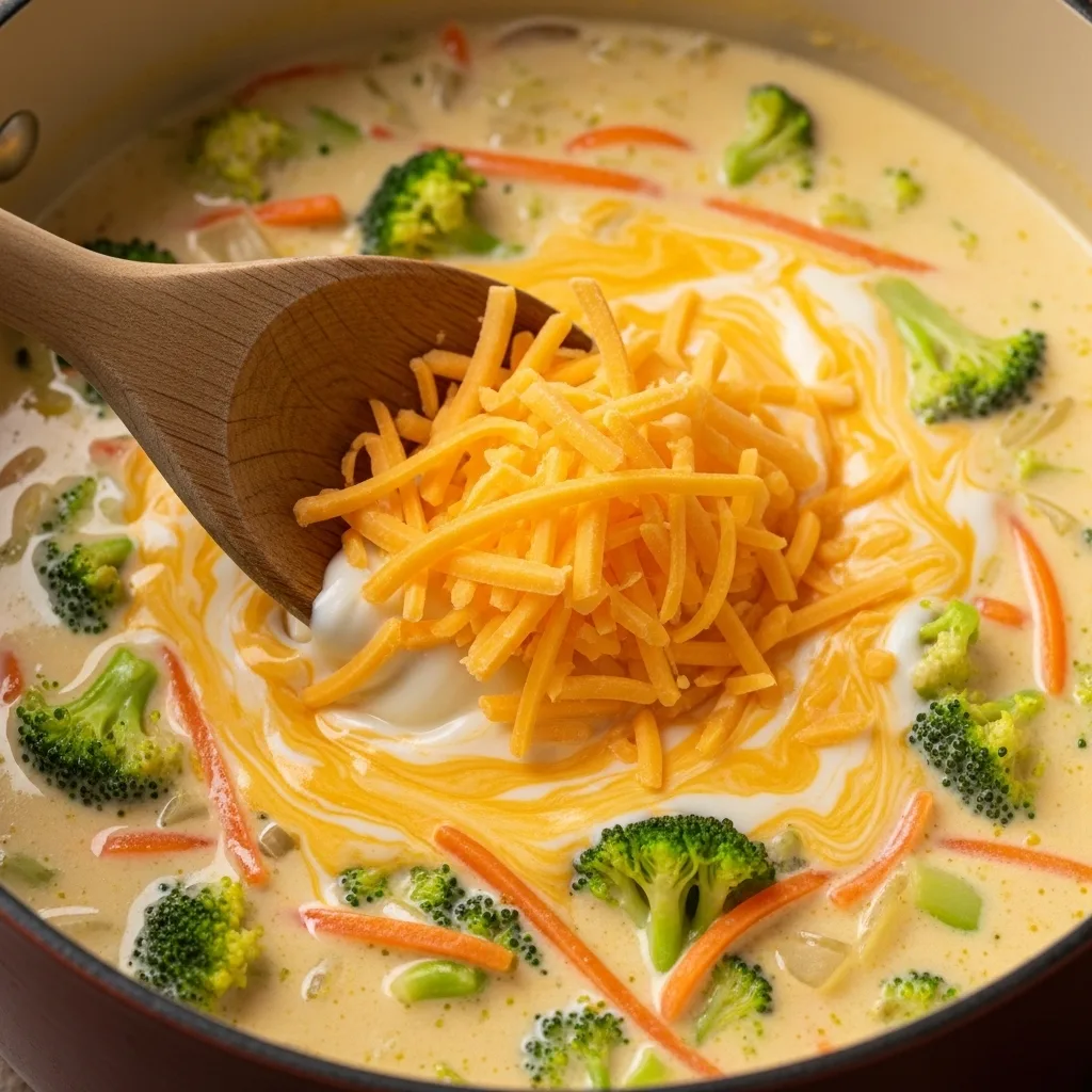 Creamy Broccoli Cheddar Soup