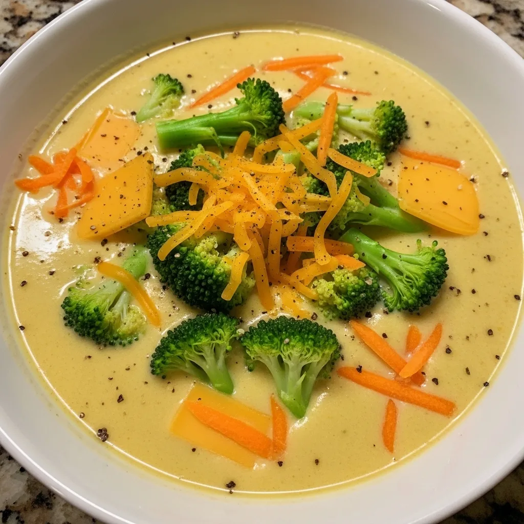 Creamy Broccoli Cheddar Soup