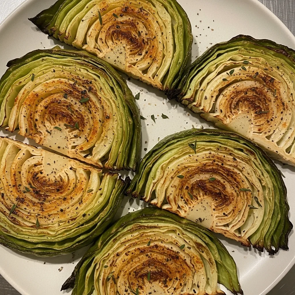 Roasted cabbage steaks