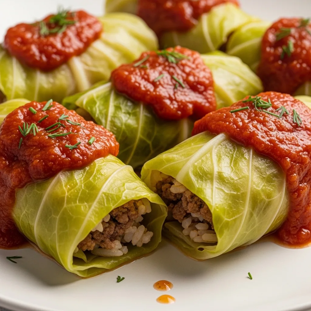 Stuffed cabbage rolls recipe