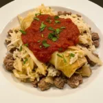lazy cabbage roll casserole