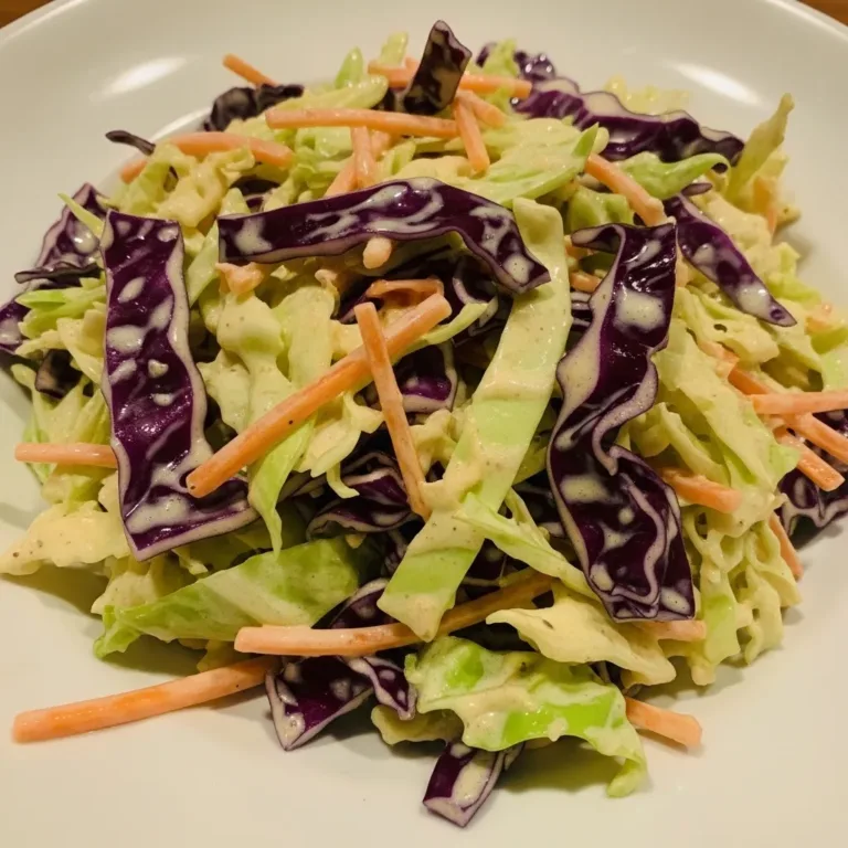 creamy cabbage slaw