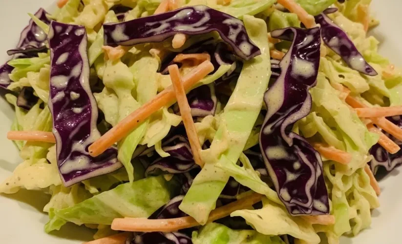 Creamy cabbage slaw