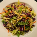 sesame ginger cabbage slaw