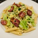 cabbage bacon pasta