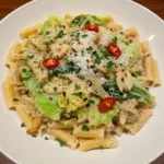 creamy cabbage pasta