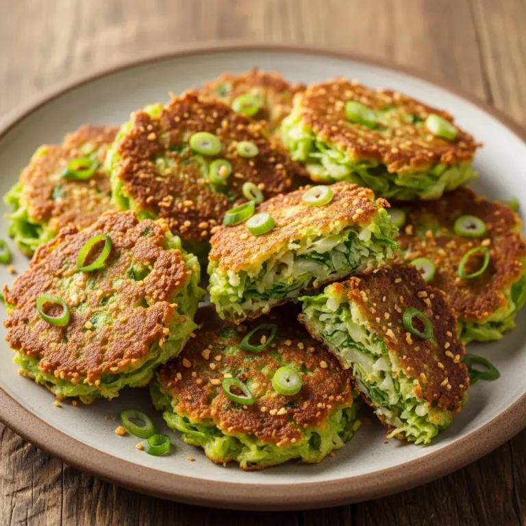 crispy cabbage fritters