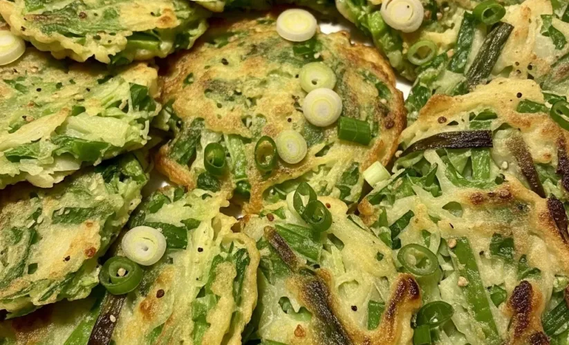 korean cabbage pancakes pajeon