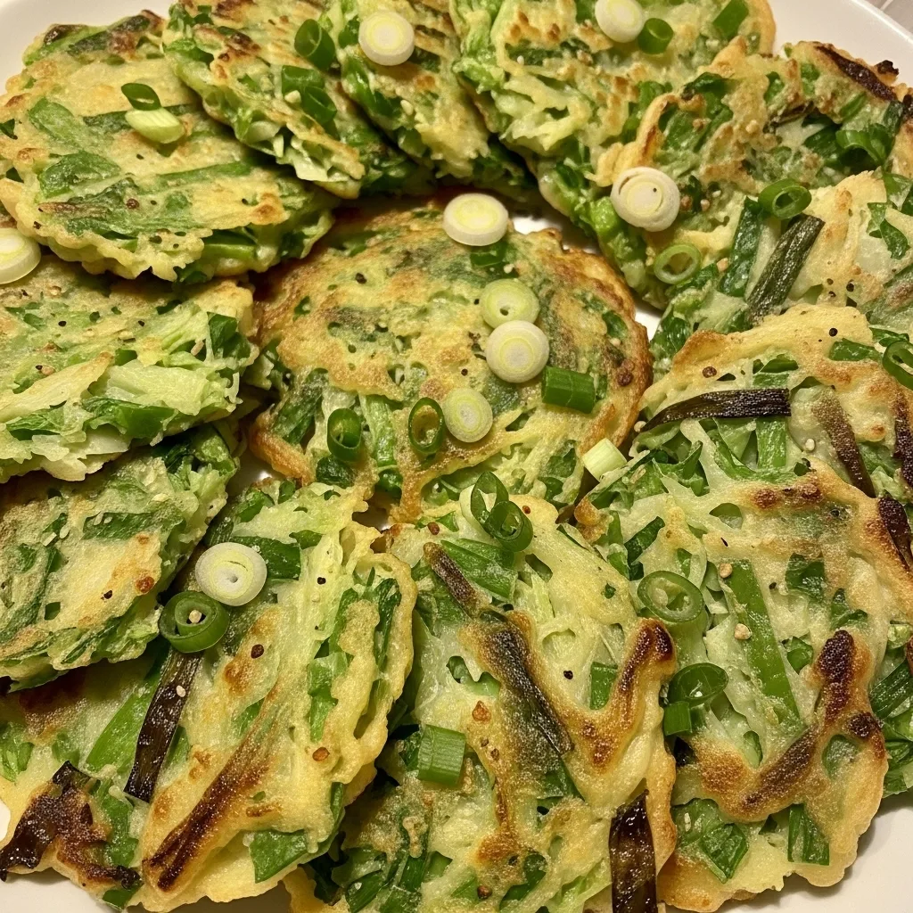 korean cabbage pancakes pajeon