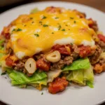 cheesy cabbage casserole