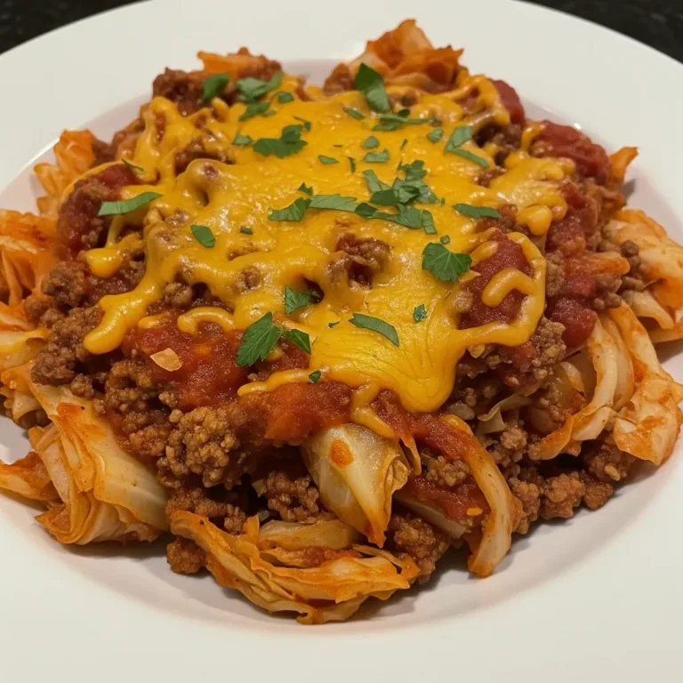 cabbage ground beef casserole