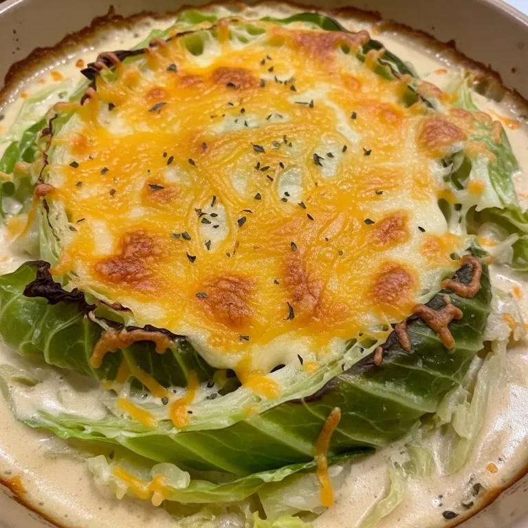 creamy cabbage bake