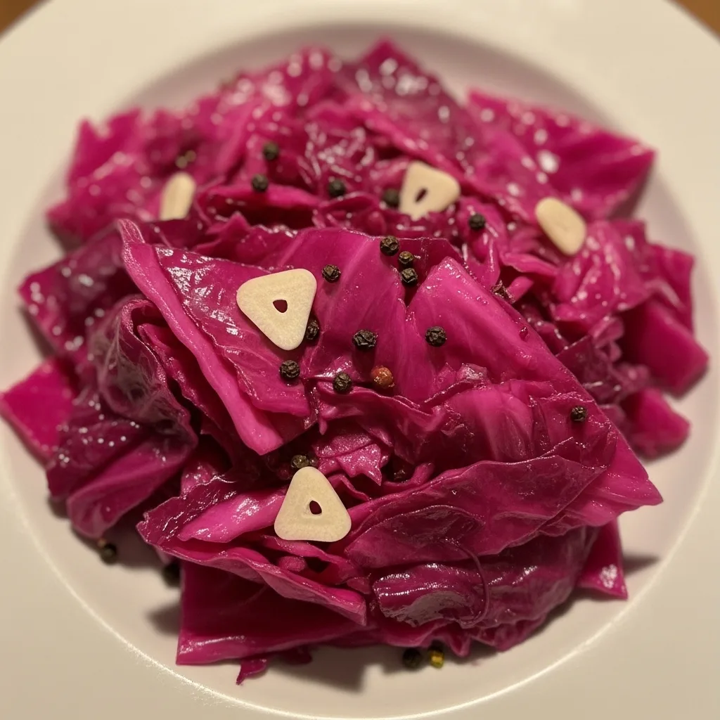 Pickled red cabbage