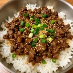 Korean Ground Beef Bowl