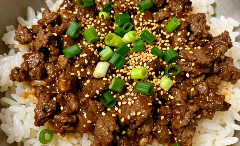 Korean Ground Beef Bowl