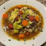 cabbage beef soup