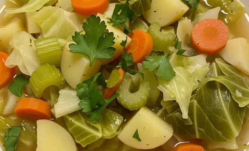 Cabbage potato soup