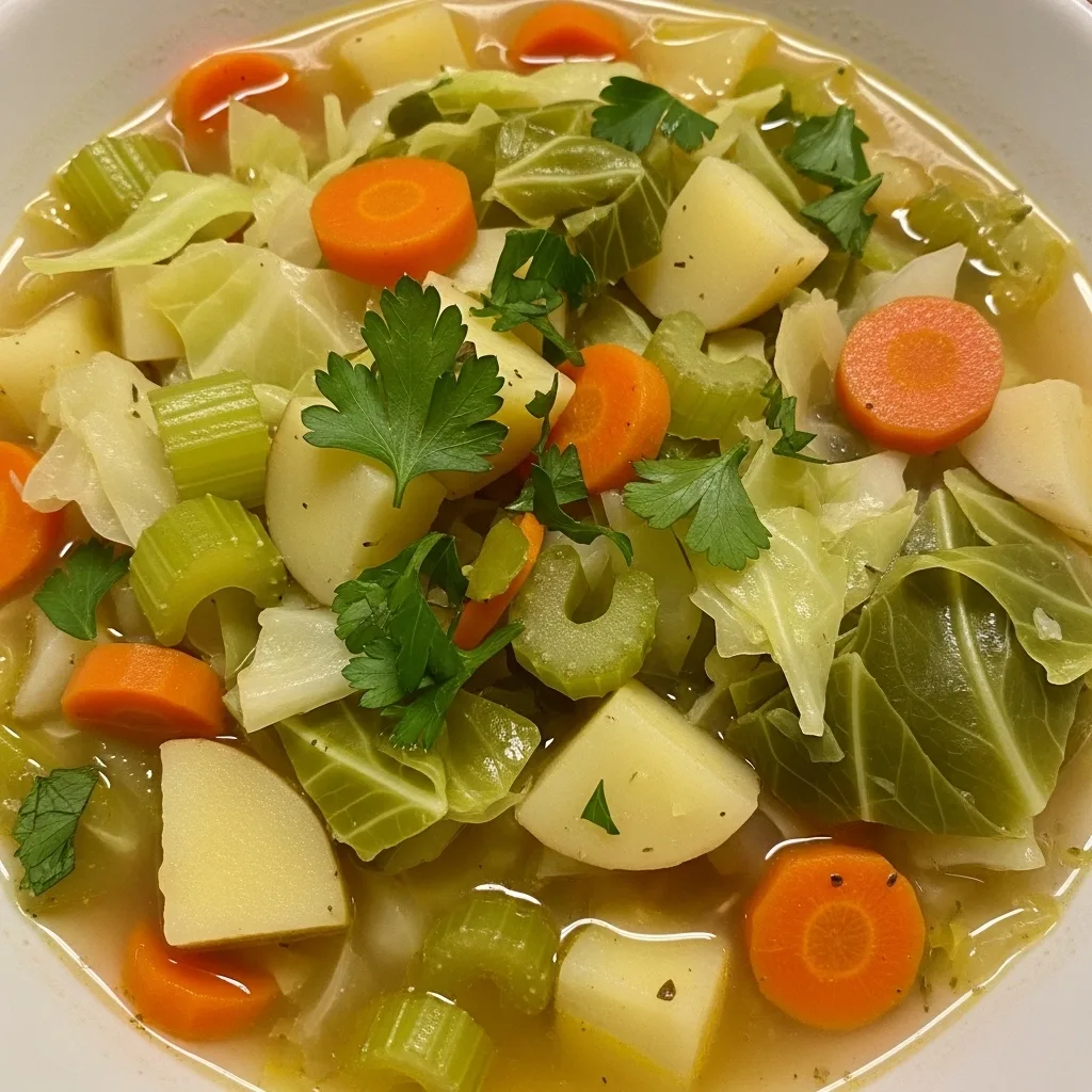Cabbage potato soup