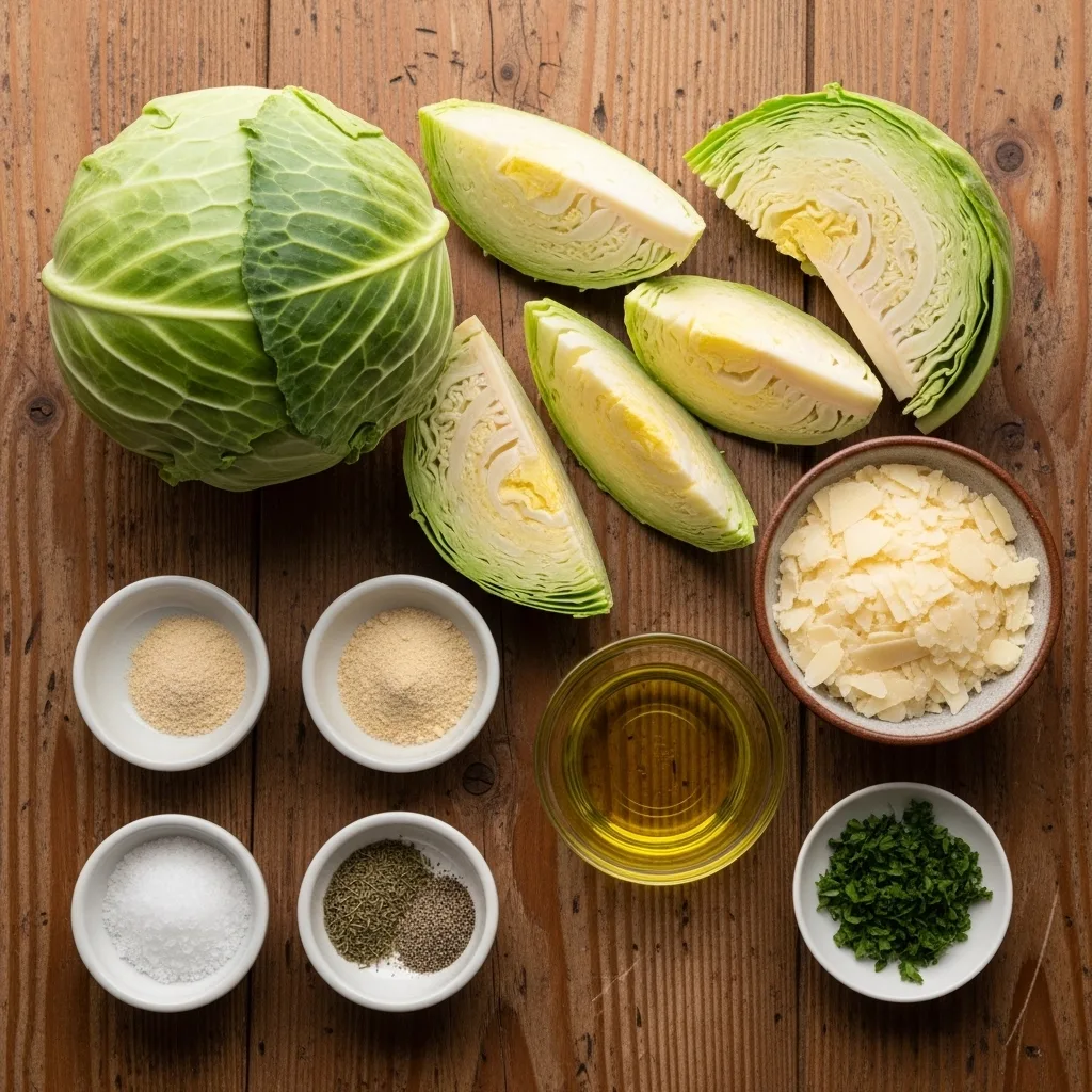 roasted cabbage parmesan