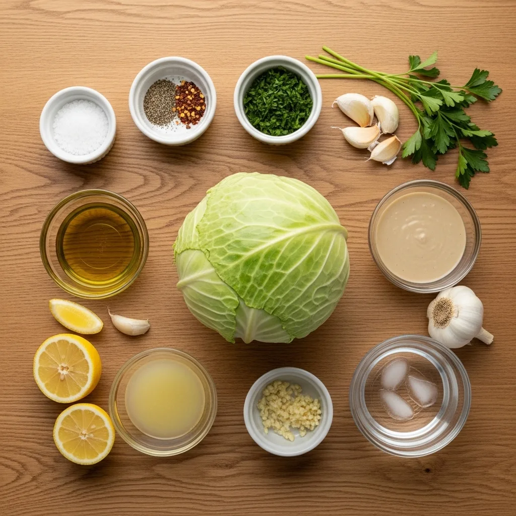 roasted cabbage tahini