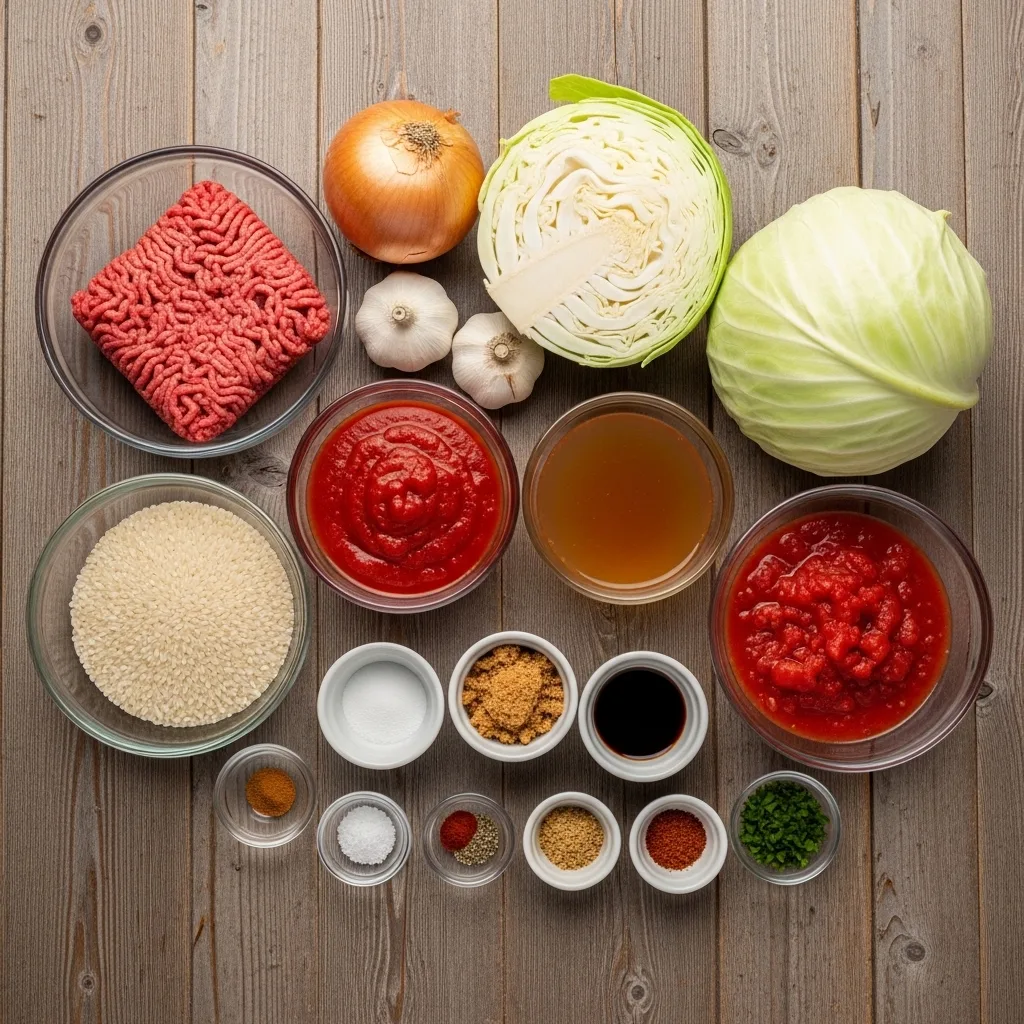 lazy cabbage roll casserole