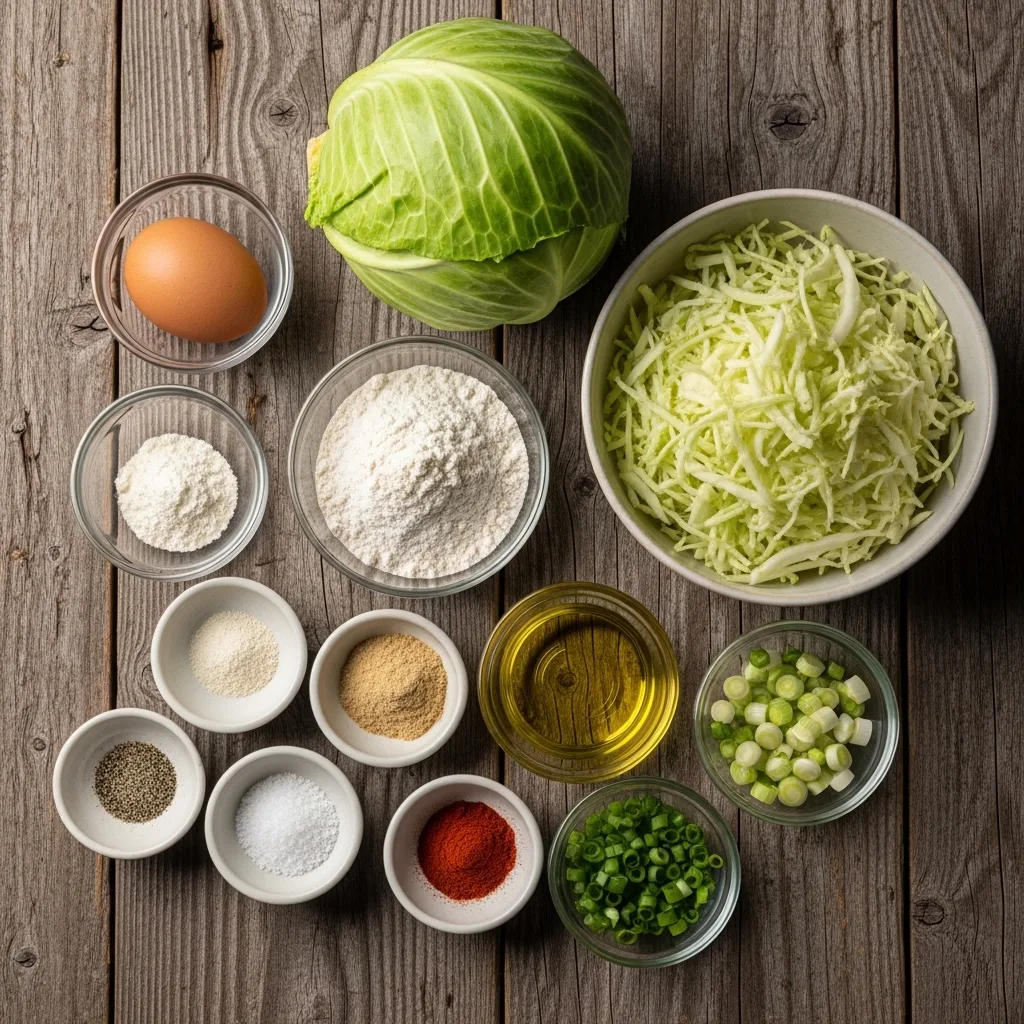 crispy cabbage fritters