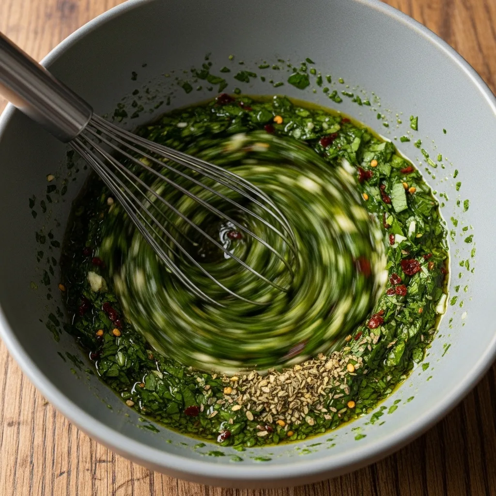 roasted cabbage chimichurri