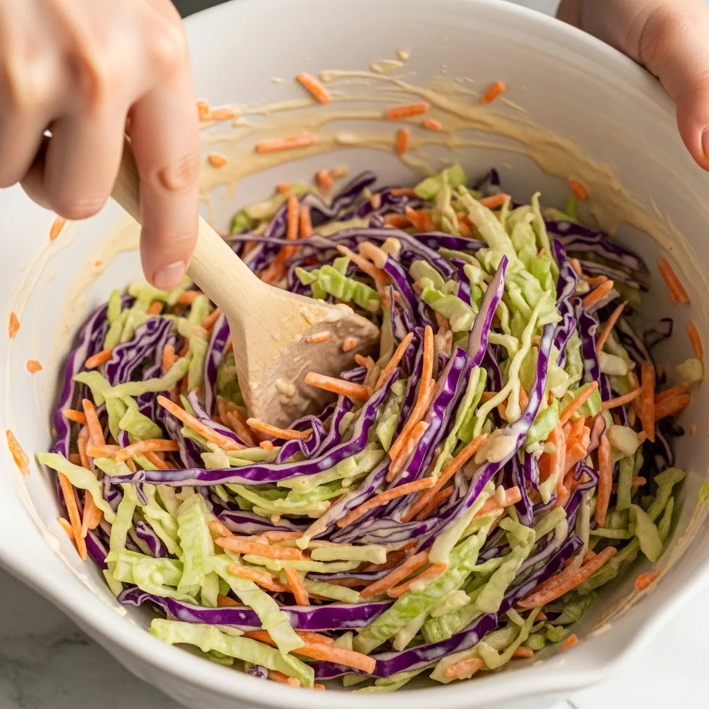 creamy cabbage slaw
