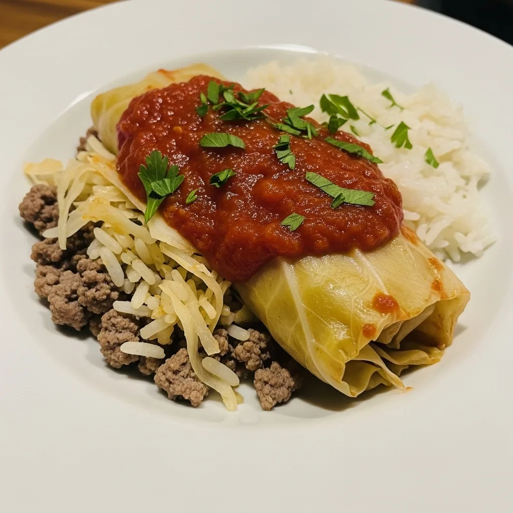 lazy cabbage roll casserole
