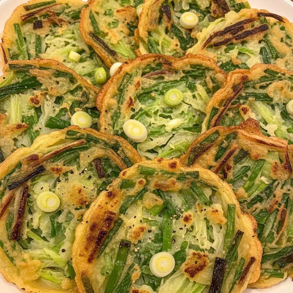korean cabbage pancakes pajeon