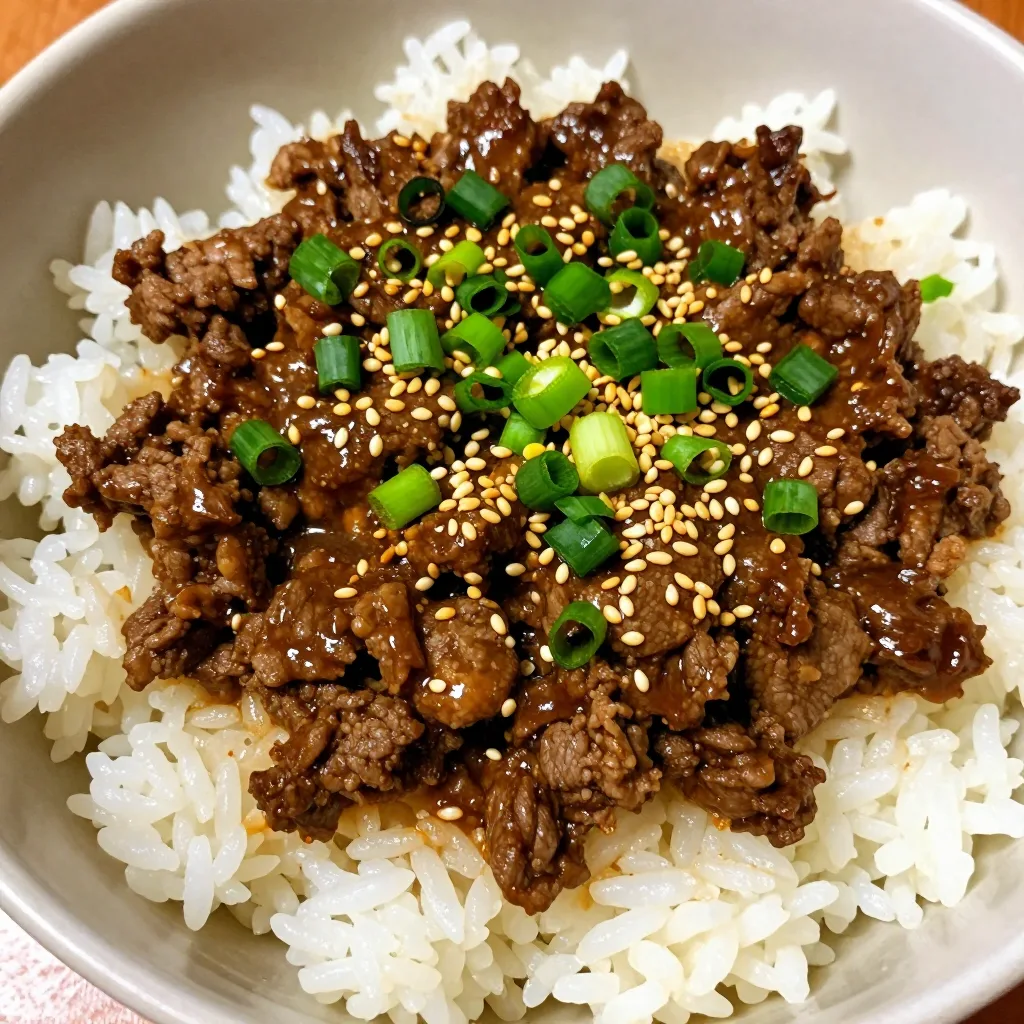 Korean Ground Beef Bowl