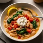 Crockpot Tuscan White Bean Soup
