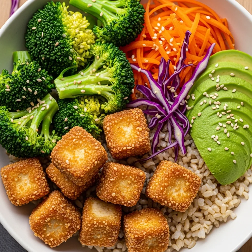 Crispy Tofu Buddha Bowls